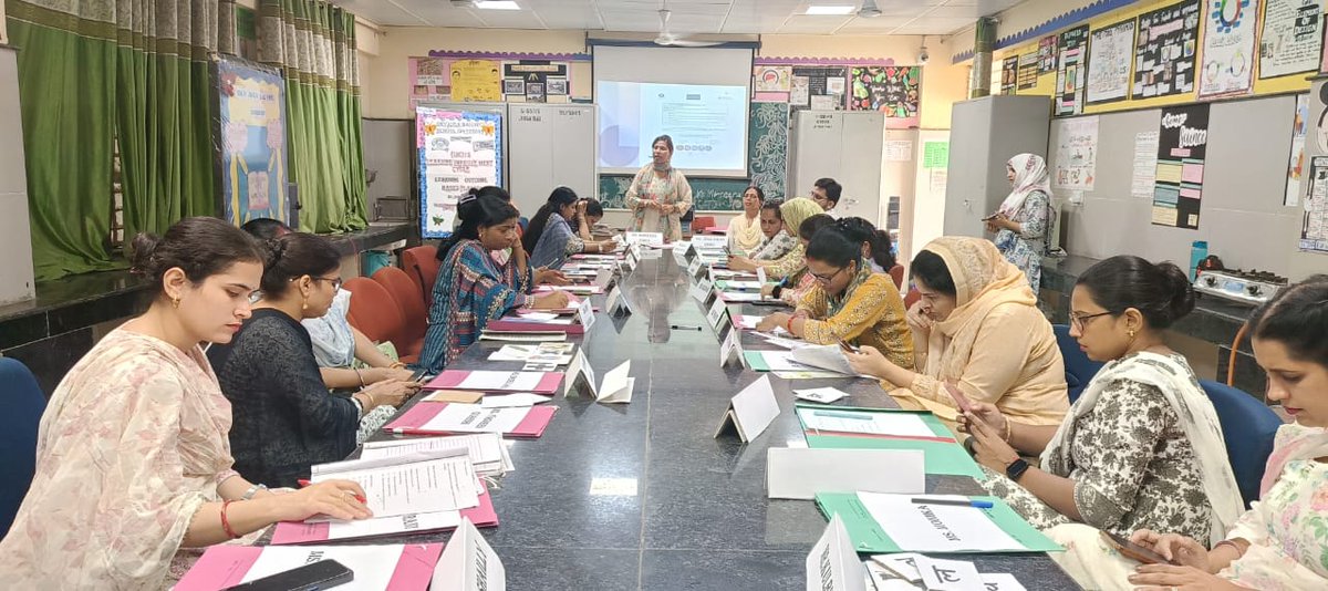 momeena_1's tweet image. 📝Introducing Learning Improvement Cycle's(LIC-15) revolutionary change!
@CentreforIM powers "Learning Outcome Based Planning"empowering teachers and enhancing education outcomes!
ART-1 Meeting (Academic Resource Team)Successfully Conducted in SKV,Joga Bai, School.
@Dir_Education