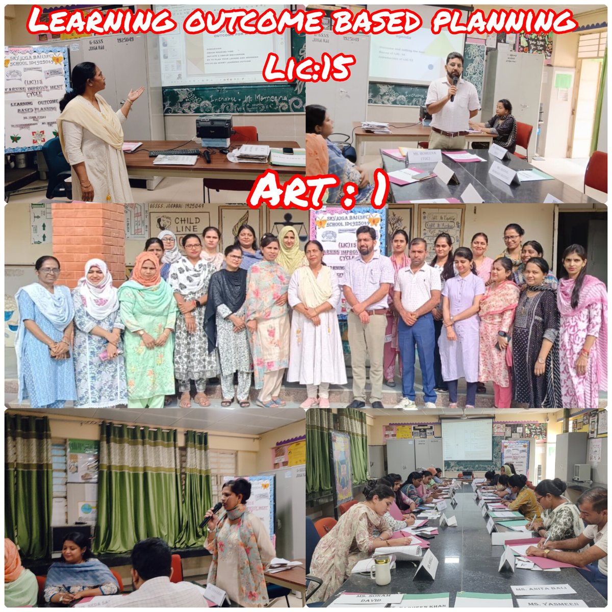 momeena_1's tweet image. 📝Introducing Learning Improvement Cycle's(LIC-15) revolutionary change!
@CentreforIM powers "Learning Outcome Based Planning"empowering teachers and enhancing education outcomes!
ART-1 Meeting (Academic Resource Team)Successfully Conducted in SKV,Joga Bai, School.
@Dir_Education