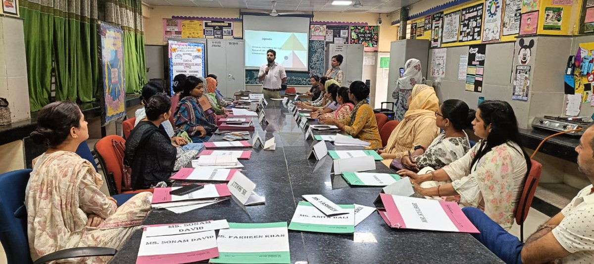momeena_1's tweet image. 📝Introducing Learning Improvement Cycle's(LIC-15) revolutionary change!
@CentreforIM powers "Learning Outcome Based Planning"empowering teachers and enhancing education outcomes!
ART-1 Meeting (Academic Resource Team)Successfully Conducted in SKV,Joga Bai, School.
@Dir_Education