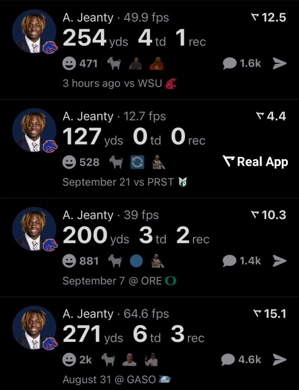 CFBReport's tweet image. If a GO5 player is ever going to win the Heisman in today’s era…

Ashton Jeanty is our best shot.