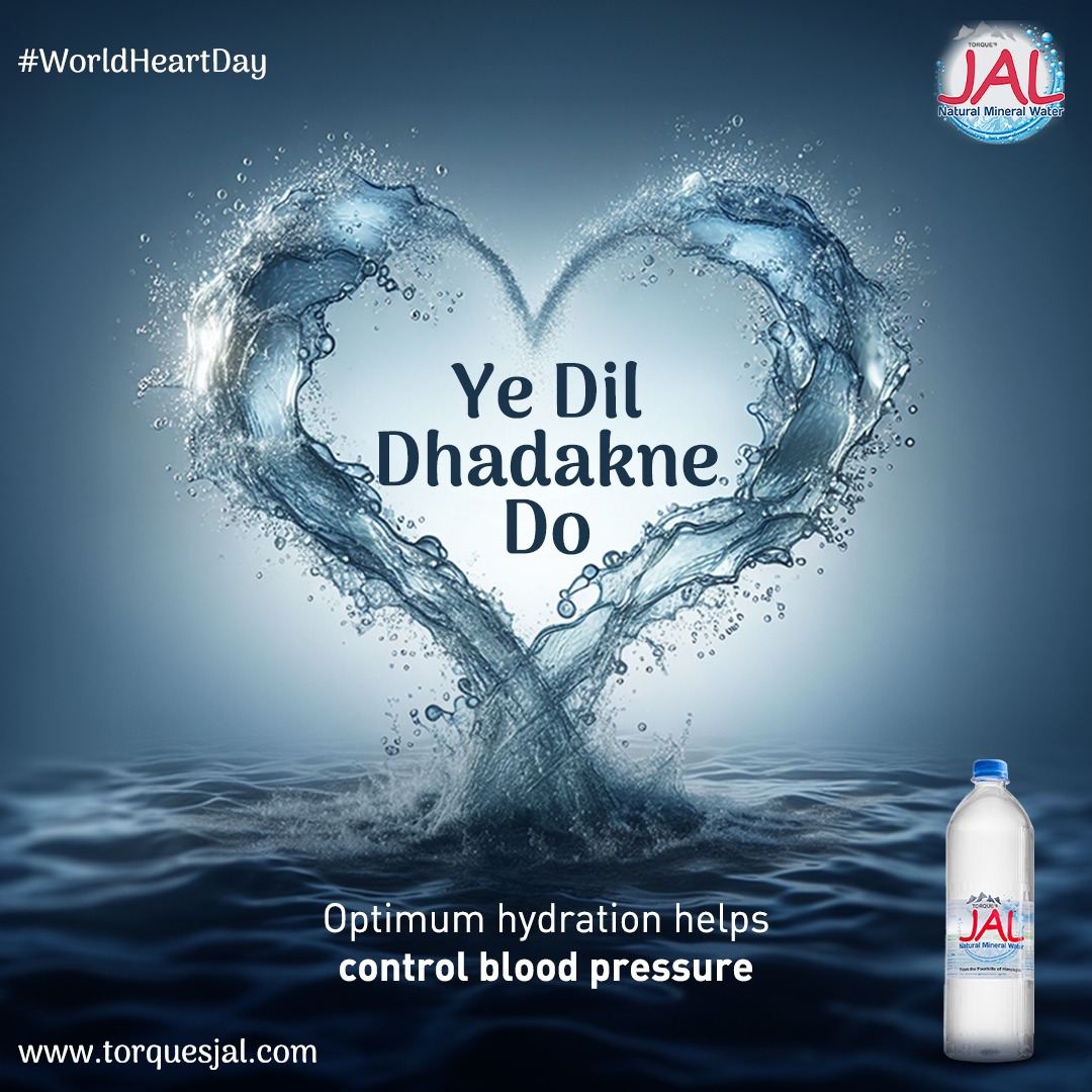 torquesjal's tweet photo. Celebrate World Heart Day with every sip! Choose Jal Natural Mineral Water to keep your heart happy and hydrated.
.
#Jal #TorqueJal #NaturalMineralWater #Torque #WorldHeartDay https://t.co/9LkPXHkoH2