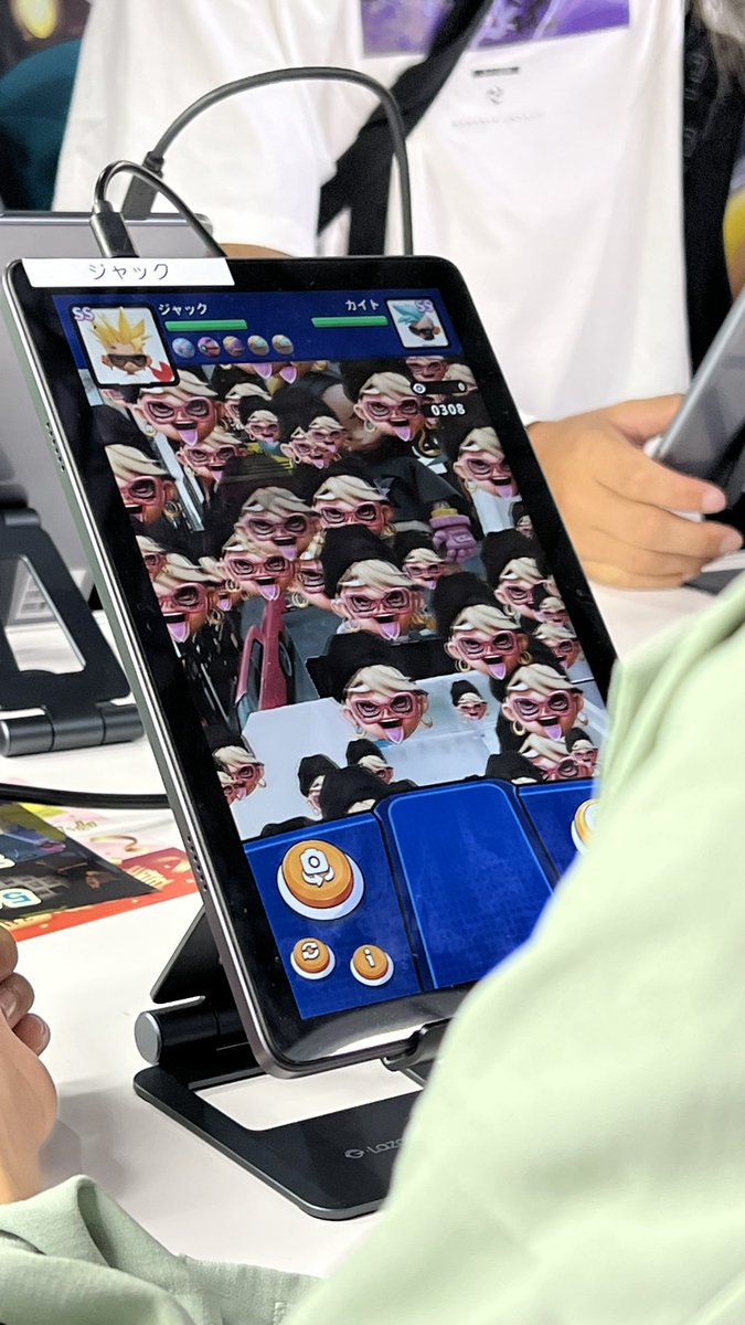 お邪魔ギミック（アイテム）発動中っ！
みんな新鮮な体験に楽しんで貰えてます♫
#TGS2024