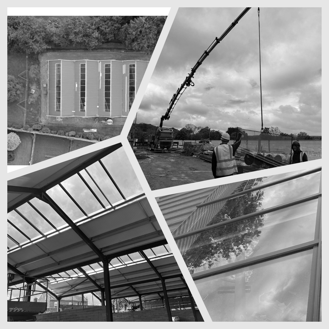 We fitted unit out with 4 bays of mono pitched roof glazing a couple of months ago with the help of a crane 
#glazing #roofing #construction #architecture #design #cranehelp