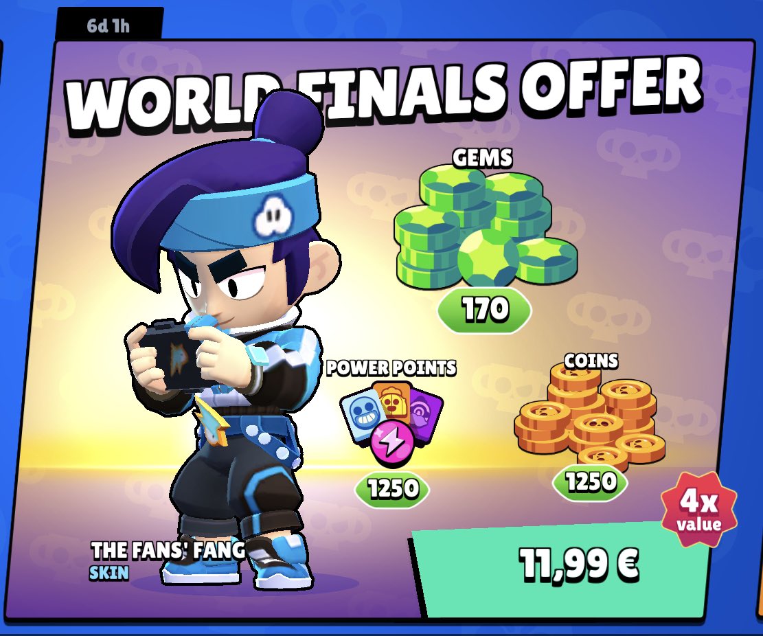 Lilian Vostes (@nikounaki_bs) on Twitter photo 🎁 WORLDS' FANG SKIN GIVEAWAY 🎁
To enter:
✅ Follow <a href="/Shu_bs_/">RC Shu</a> <a href="/Nikounaki_bs/">Lilian Vostes</a> <a href="/RivalEsportsHQ/">Rival Esports</a>
♻️ Like & Retweet
💬 Tag someone in the comments
1 winners on both giveaway will be drawn on 03/10.
Good Luck everyone🤞!
#TheFansFangGiveaway #BrawlStars 🎁 WORLDS' FANG SKIN GIVEAWAY 🎁
To enter:
✅ Follow <a href="/Shu_bs_/">RC Shu</a> <a href="/Nikounaki_bs/">Lilian Vostes</a> <a href="/RivalEsportsHQ/">Rival Esports</a>
♻️ Like & Retweet
💬 Tag someone in the comments
1 winners on both giveaway will be drawn on 03/10.
Good Luck everyone🤞!
#TheFansFangGiveaway #BrawlStars
