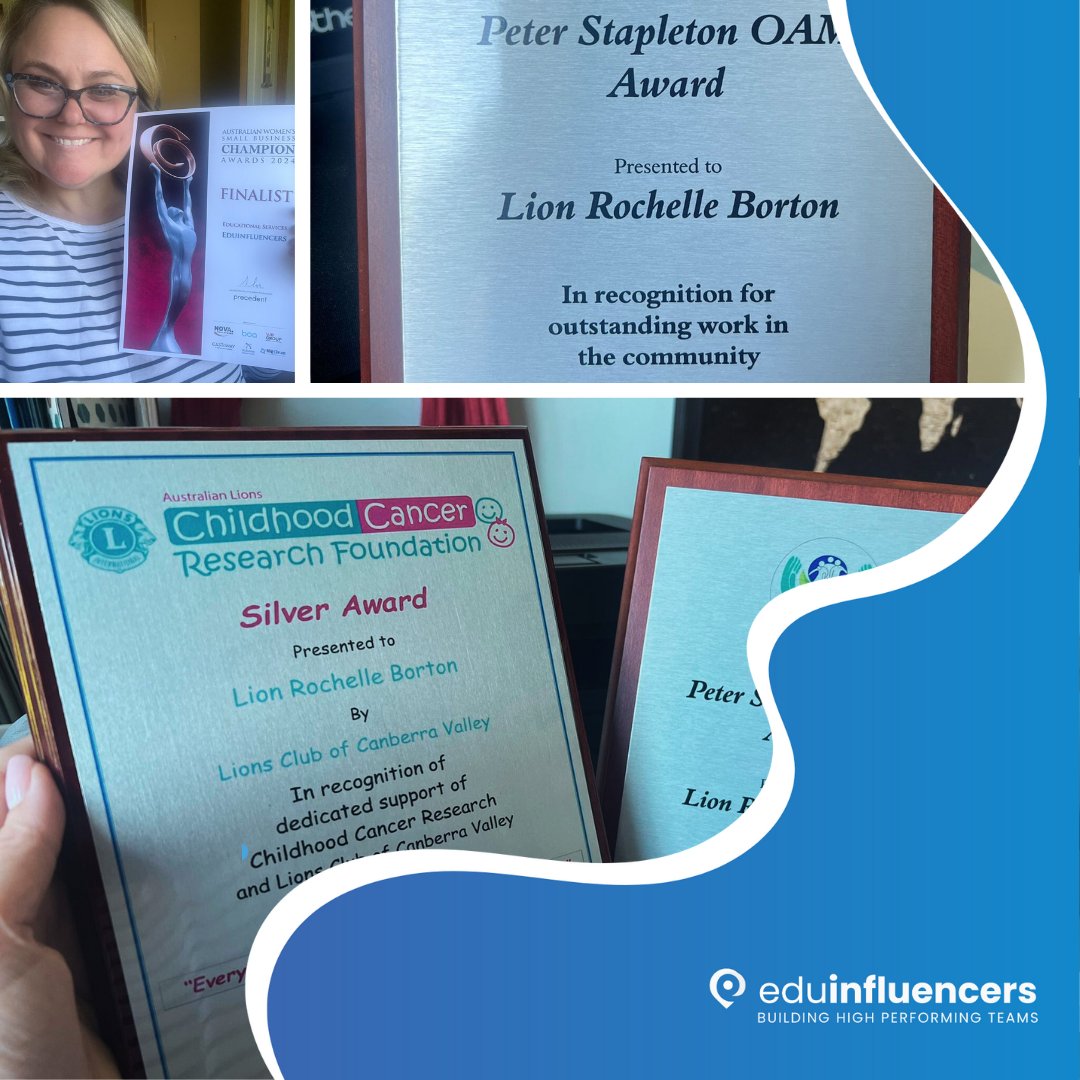 We are so proud of what we have achieved and the impact we've created in our community. Huge thank you to Lions Club (Lions Youth Haven, and Child Cancer Youth Foundation) and Australian Women's Small Business Champion Awards for your recognition.