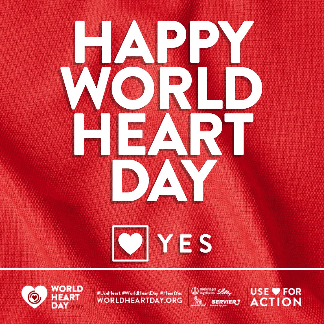 Happy #WorldHeartDay ❤️❤️❤️

Make your heart and hearts around the world happy today by signing the first-ever global petition to fight cardiovascular disease: worldheartday.org/petition
 
#UseHeart #HeartYes #UseYourVote