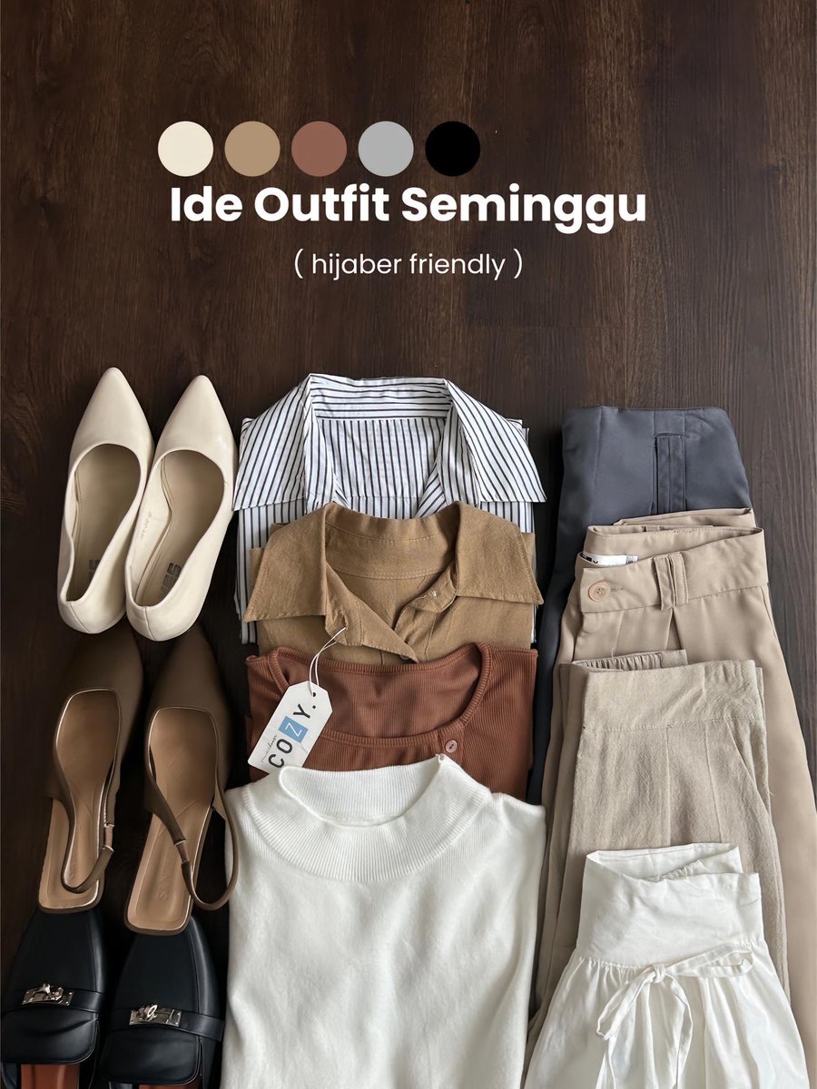 Siapa disini yg suka bingung pilih outfit pas mau main?
Nahh kali ini aku share outfit 7 hari ke depan yg minimalist, timeless, aman banget buat repeat fashion dan pastinya chic simple 😍✨