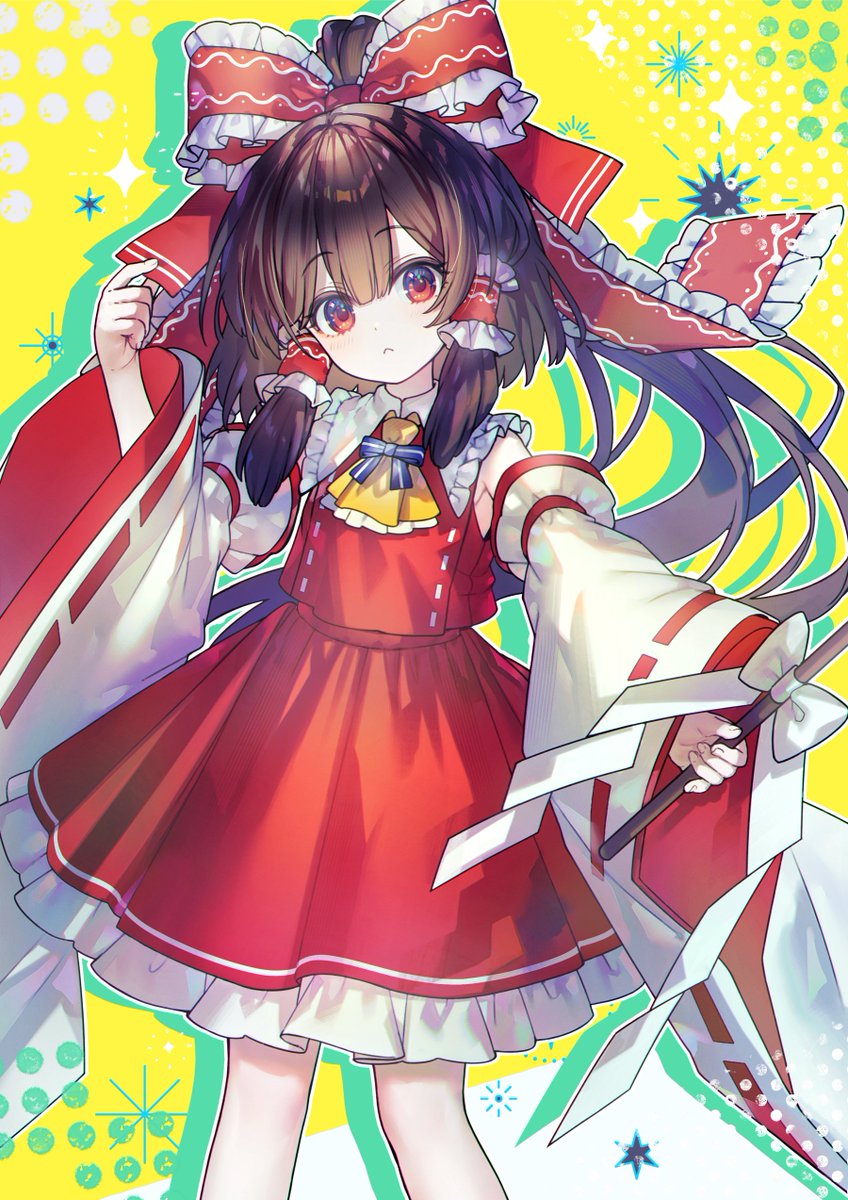 博麗霊夢 「霊夢ちゃん #東方Project」|🌷ヘレ/here🌷のイラスト 博麗霊夢 「霊夢ちゃん #東方Project」|🌷ヘレ/here🌷のイラスト