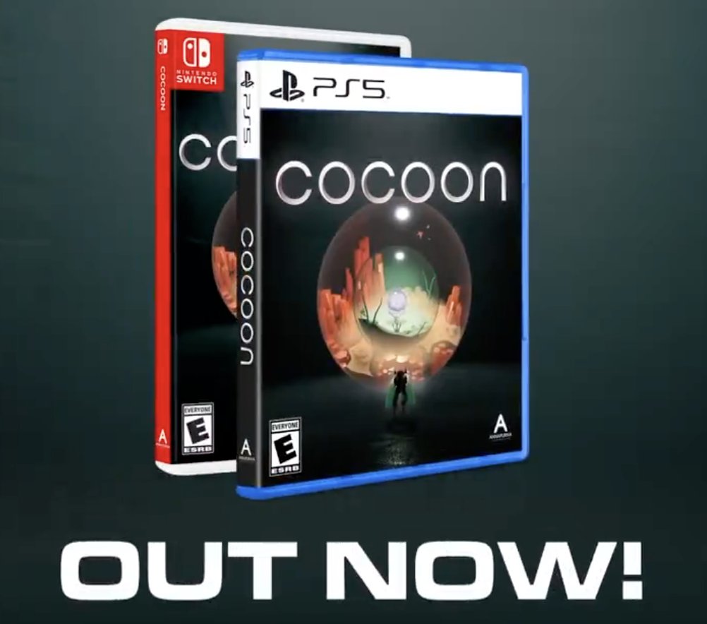 COCOON IS A YEAR OLD!!! Thank you everyone for the amazing reception ❤️ What better way to celebrate than seeing the game (PS5 and Switch) physically on shelves <a href="/iam8bit/">iam8bit</a> <a href="/A_i/">Annapurna Interactive \ Bounty Star is out Oct. 23</a>