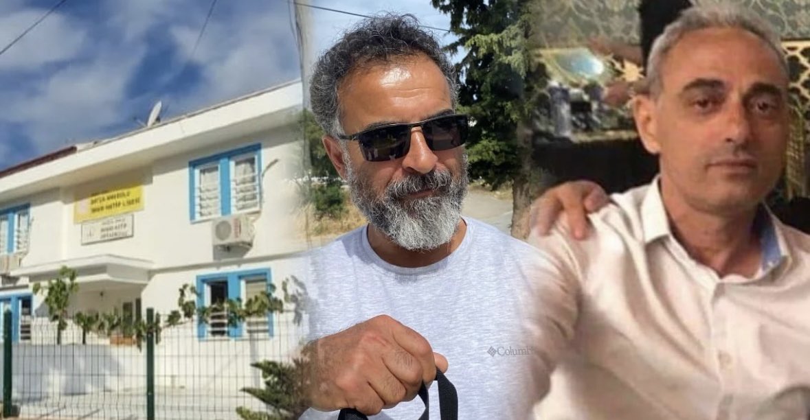 Muğla Datça’da çedes uygulaması adı altında,imamların öğrencileriyle görüşme yapmalarına izin vermeyen bu iki koca yürekli öğretmen(biri 35 yıllık Türk dili ve edebiyatı,diğeri 30 yıllık matematik öğretmeni)
İmamlara karşı çıktıkları için sürgün edilmişler.Üstelik sicilleri de