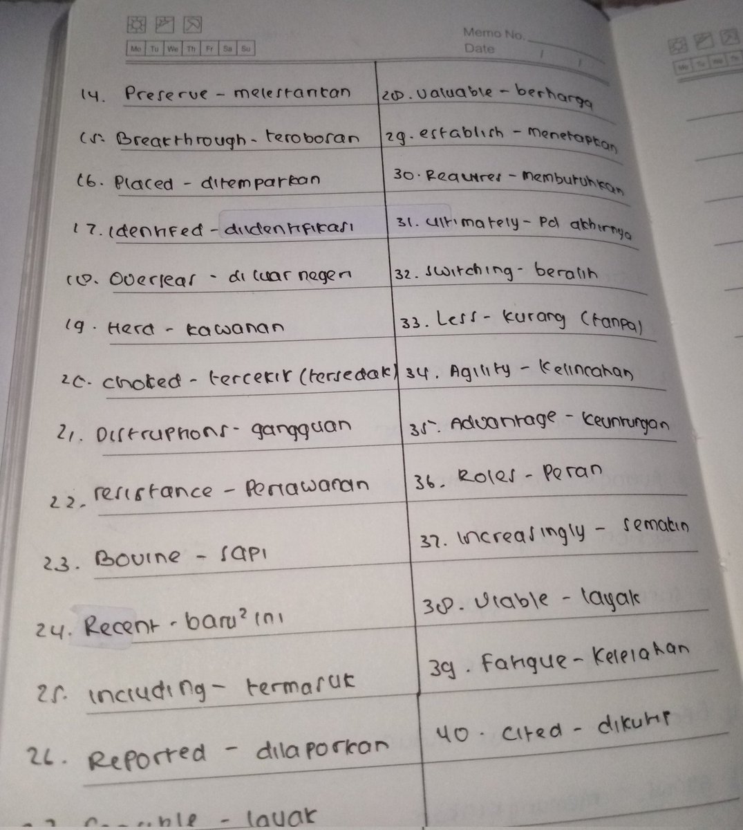 Ak5hii's tweet photo. [day-1]challenge 7 hari mencatat vocab😨‼️‼️ https://t.co/nNgOlT8lCS
