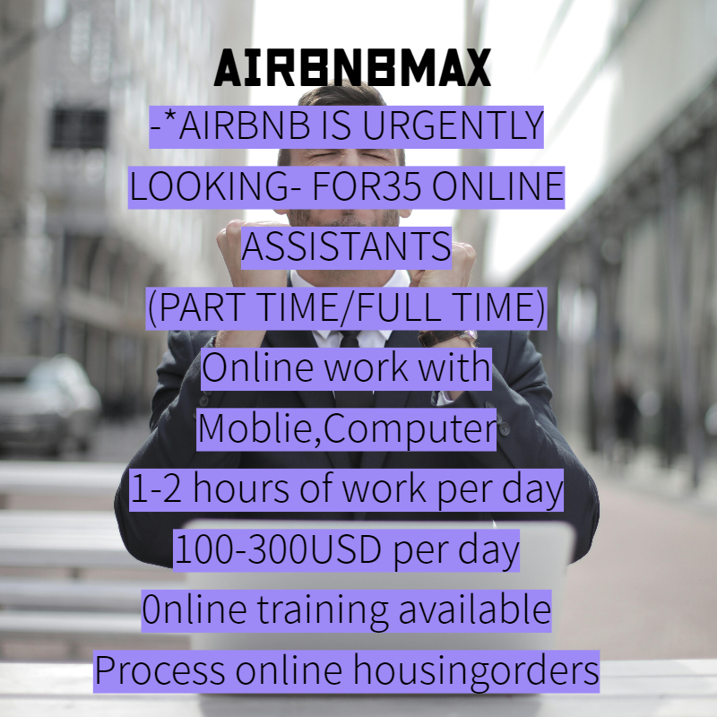 🌡  #Online AIRBNB IS URGENTLY LOOKING FOR35 ONLINE ASSISTANTS
(PART TIME/FULL TIME)
Online work with Moblie,Computer
1-2 hours of work per day
100-300USD per day
0nline training available
Process online housingorders
bit.ly/3Zrcbvd
bit.ly/3MRk8Cs