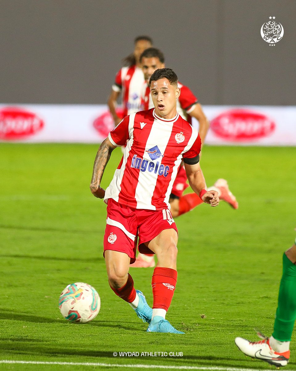 WACofficiel's tweet photo. Wenderroscky já mostrando serviço: uma assistência no primeiro jogo! 💥👏

#DimaWydad https://t.co/KLllb9o0l8
