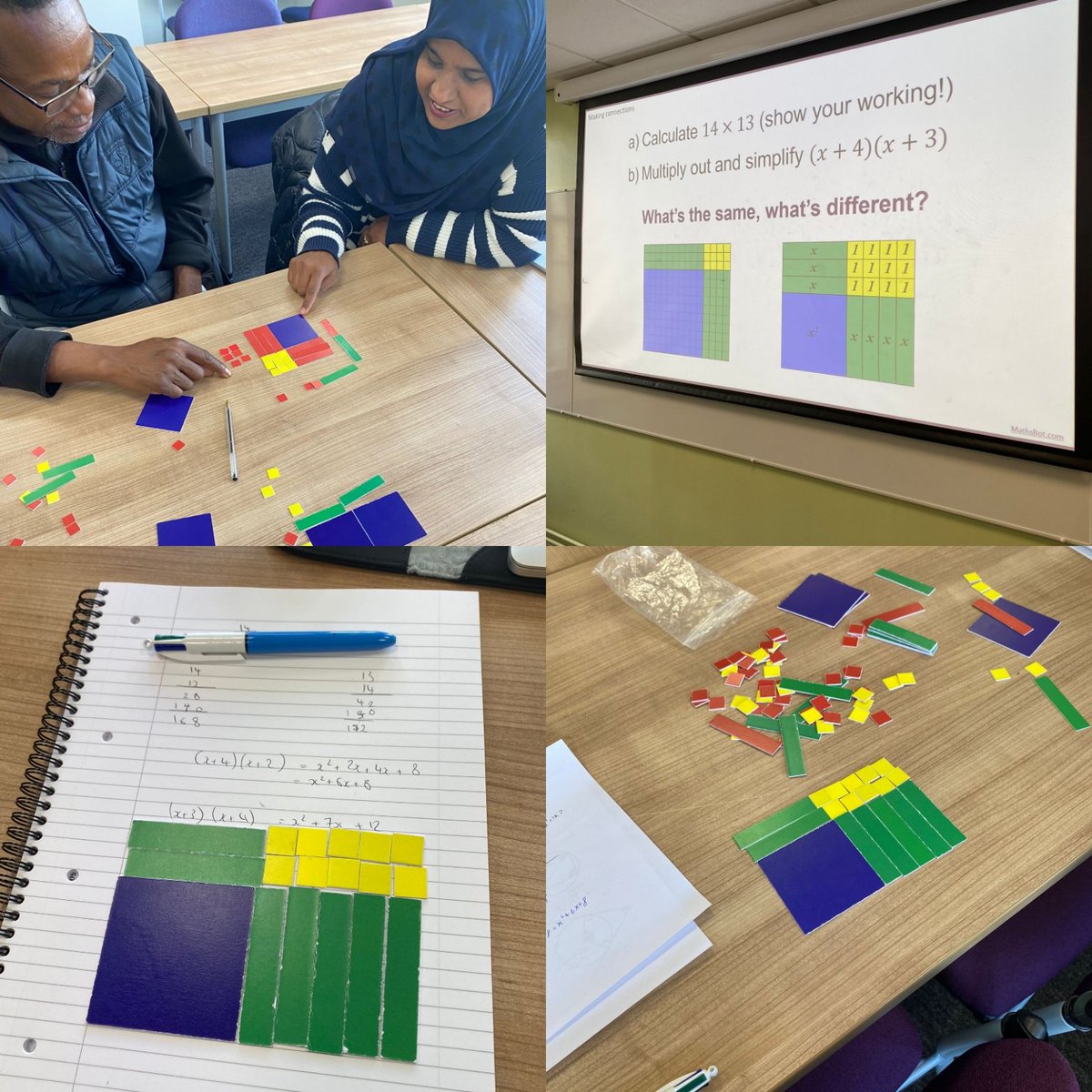 Leeds Beckett Secondary Teaching (ITE) (@lbusecondaryite) on Twitter photo On Friday our secondary Maths student teachers were making sense of algebra using a concrete-pictorial-abstract approach. Thank you <a href="/StudyMaths/">Jonathan Hall</a> On Friday our secondary Maths student teachers were making sense of algebra using a concrete-pictorial-abstract approach. Thank you <a href="/StudyMaths/">Jonathan Hall</a>