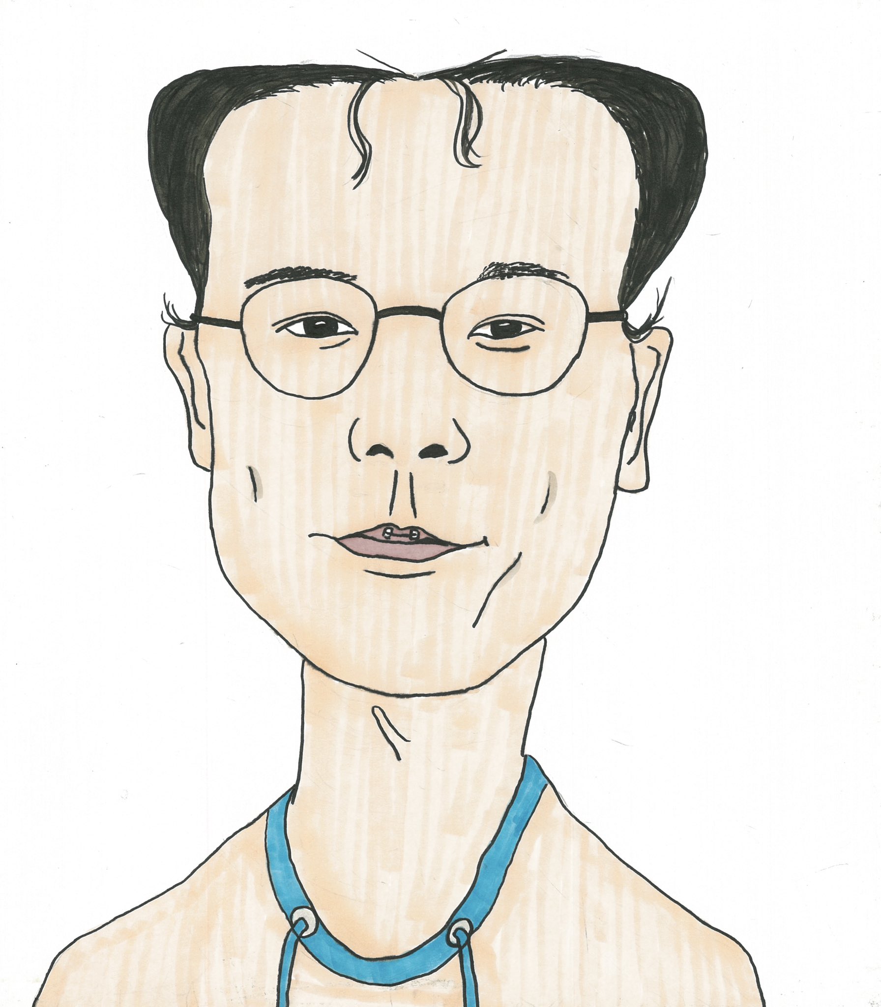 似顔絵　kinoko様 kento fukaya | 【さえない似顔絵121】 とにかく明るい安村さん
