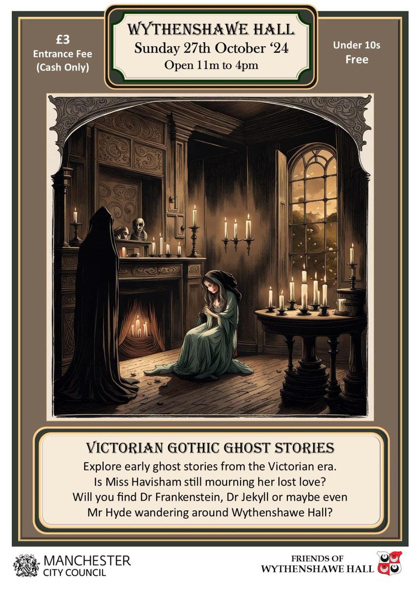 Today at #Wythenshawe Hall, last entry 3.30pm. 

And another fab event planned for October...