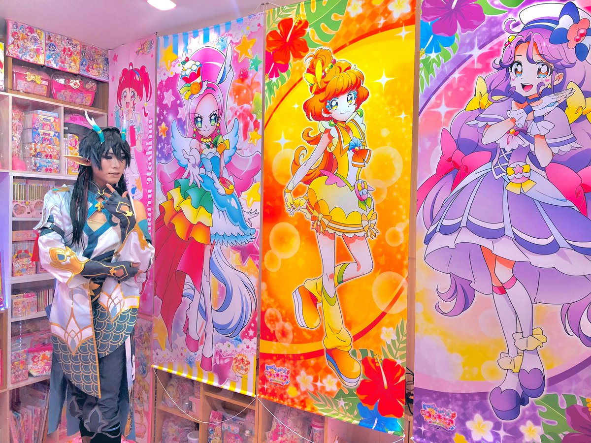 #precure 
#痛車 

今日は近所のリア友レイヤーえりさんとBBQしました♪ 自慢のプリキュア部屋と痛車と写真を撮ってもらったよ(๑&gt;◡&lt;๑)
身長180あるのでらnボックスが小さく見える💕

エリさん(<a href="/sirubamodoki/">えり(180cm)通院及び入退院の繰り返しで低浮上</a> )
