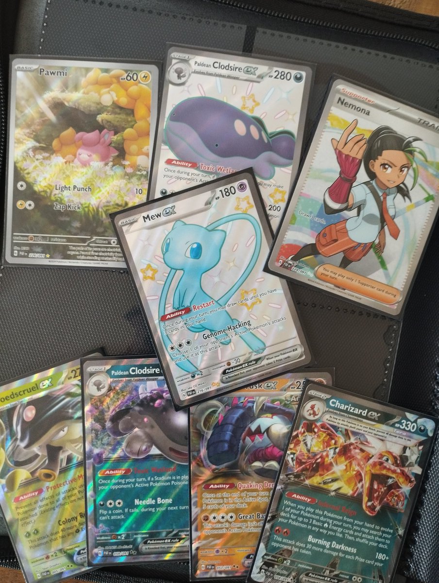 artxtranger's tweet photo. Nice pulls from Paldean Fates ✨🌿 #PokemonTCG https://t.co/3ABHes3TLk
