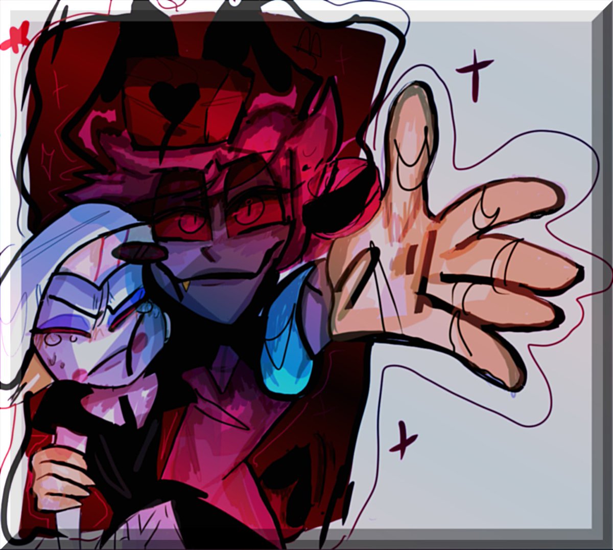 dearvalouette's tweet photo. Elevator Man ( RADIOAPPLE AU )  📻🍎✨

#radioapple #elevatorman #digitalart #tiring https://t.co/bpgpDnLe48