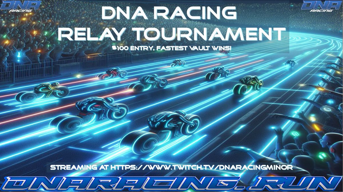One of the favourite <a href="/DNARacing2023/">DNA Racing</a> tournaments is back with the $100 entry relay race. Pick a core for 2 races each distance and the fastest combined time wins. Enter via link below or visit discord for further details discord.gg/fHEpYCCq
fbike.dnaracing.run/fqual/61cd9f6c…