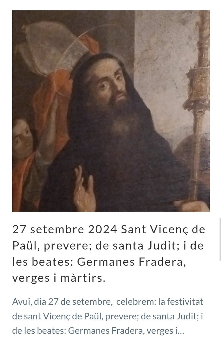 Judit_Coll's tweet image. Ho diu l'abadia de Montserrat però no conec cap altra Judit que ho celebri el 27 de setembre
abadiamontserrat.cat/santoral/