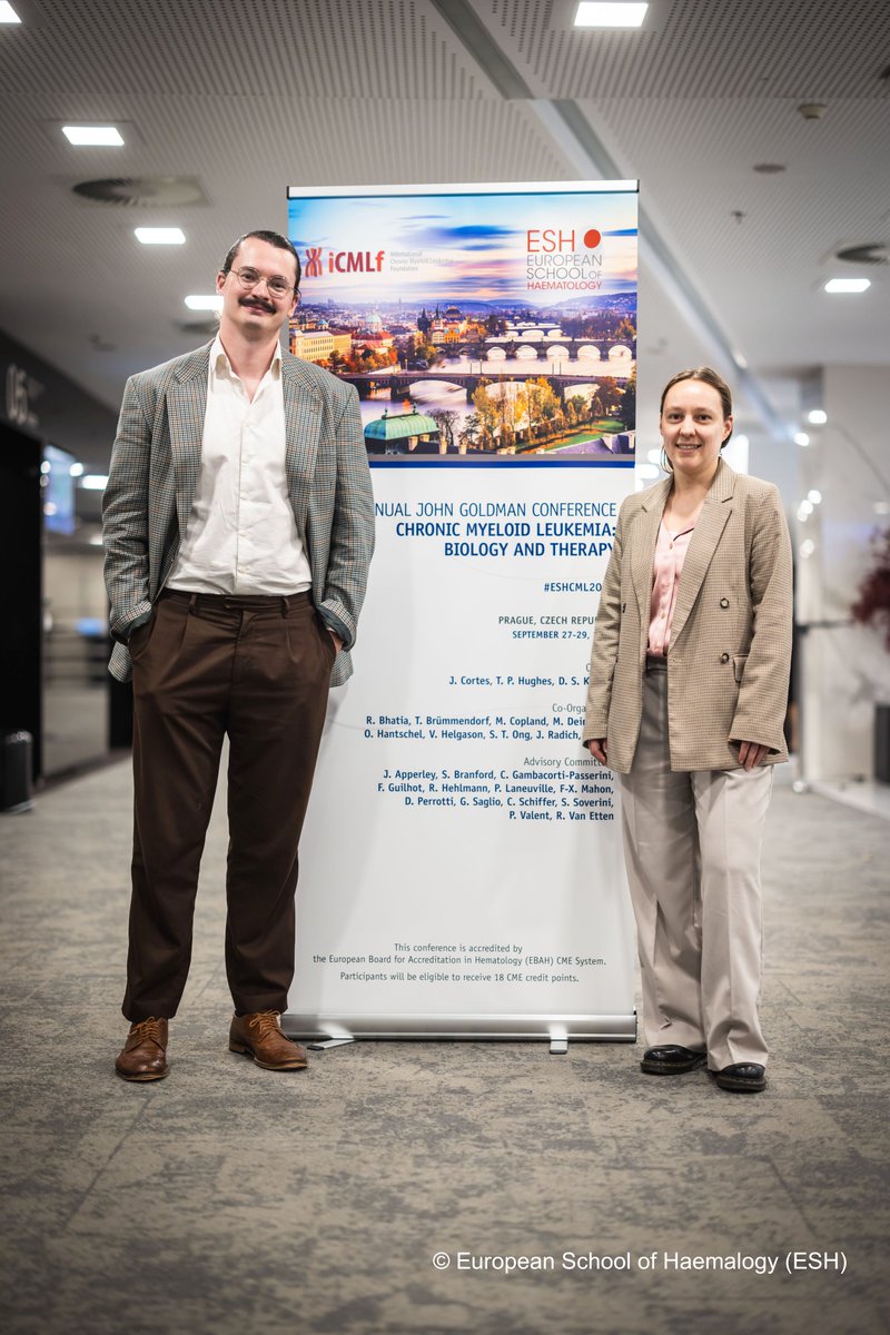 ESHaematology's tweet photo. And a special thanks to @DesireeZerbst and @StephenEWilkie #ESHYOUNGREPORTERS, for lively reporting this conference from a scientific perspective!
#ESHCML2024 #ESHCONFERENCES #HAEMATOLOGY #HEMATOLOGY #CMLsm @icmlf https://t.co/ZuQwW4ofAA