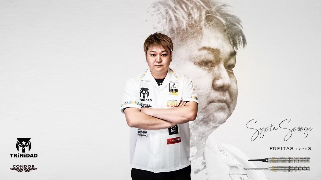 Trinidad_darts's tweet photo. JAPAN STAGE11 福岡
#淋翔太 選手 TOP16！
@Fraitas180
入賞おめでとうございます🎉
#TRiNiDAD
#CONDORAXE120 https://t.co/OTB2XS8XJS