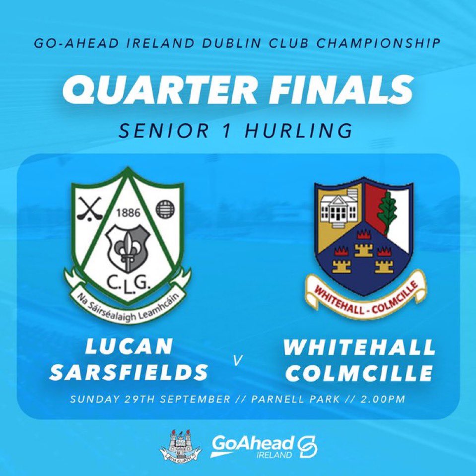 DubGAAOfficial's tweet photo. REMINDER: @WColmcille v @GAALucan 
will no longer be streamed on DubsTV, instead it will be live on @SportTG4 

#GoAheadDSC https://t.co/eIwA0FYMwW