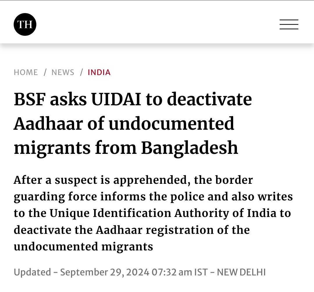Orionis57's tweet photo. Aadhaar Enabled Fake Identity System (#AEFIS)

So UDie is issuing  Aadhaar cards to Bangladeshis.

And once they have Aadhaar, they can obtain passports, voter IDs.

https://t.co/ZdnrUlAHT8 https://t.co/NBw0YY7WIF