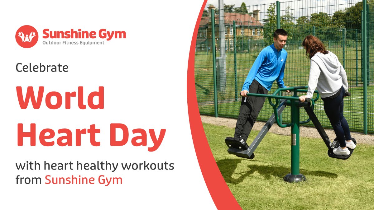 Today is #WorldHeartDay! At Sunshine Gym, we're encouraging everyone to take part in more physical activities. Struggling to find a workout? Read our guide on the various outdoor gym workouts you can take part in 👉 sunshinegym.co.uk/blog/articles/…
#SunshineGym #CoreWorkout #HeartHealth