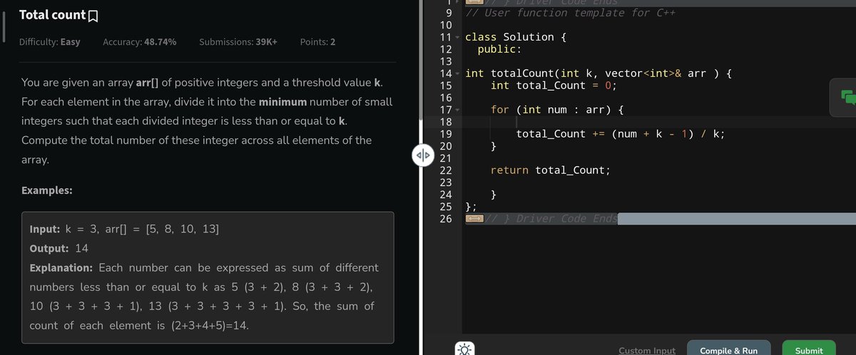 Pprratikk's tweet image. Day 18 of 21 days coding challenge
@geeksforgeeks
@DeutscheBank
#21DaysOfCoding #CodingChallengeg #LearnToCode #GeekForGeeks #ING #DeutscheBank #geekstreak2024