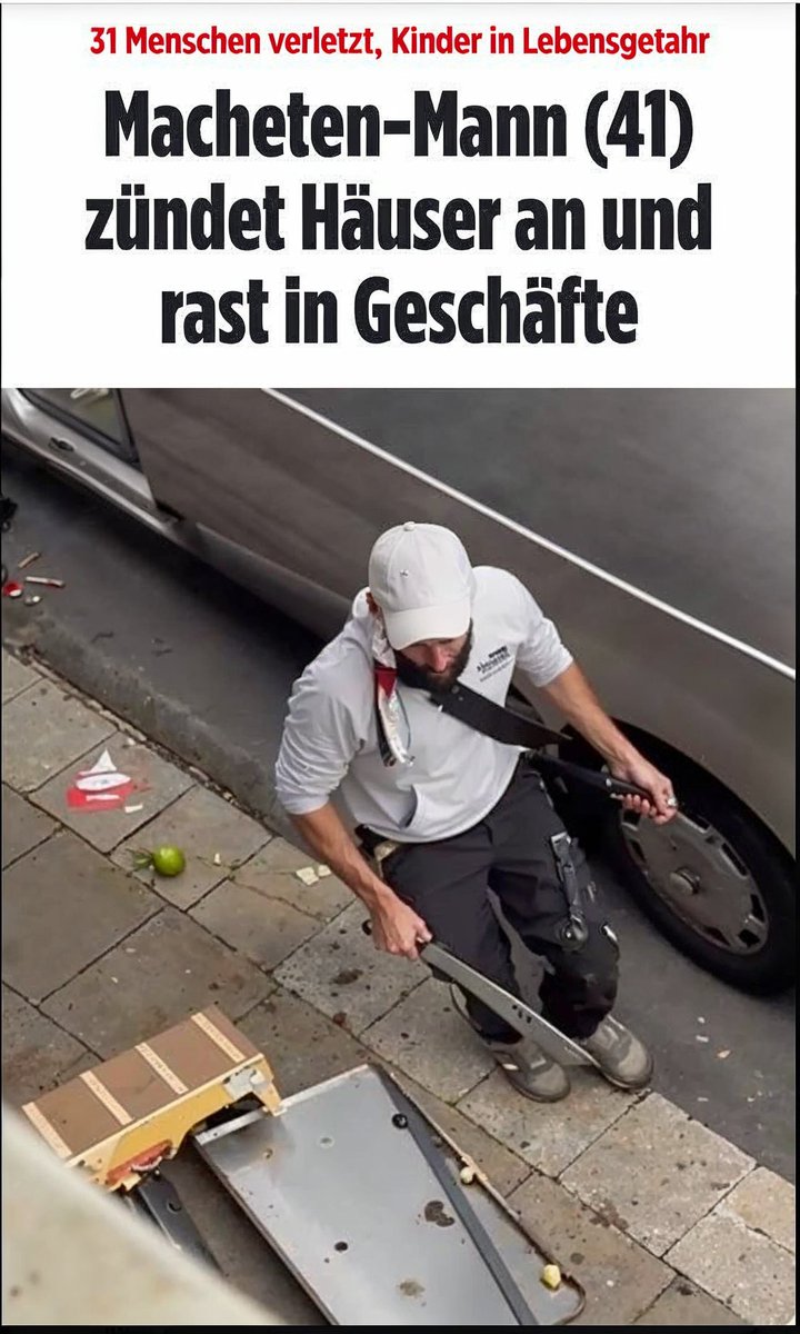 Syrer jagt Passanten in Essen mit einer Machete, zündet Häuser an: 31 Menschen verletzt, darunter 8 Kinder, 2 Kinder in Lebensgefahr. Es stellt sich die Frage, warum sich nicht nur dieser Syrer überhaupt noch in Deutschland - statt seinem sicheren Herkunftsland - befindet. Den