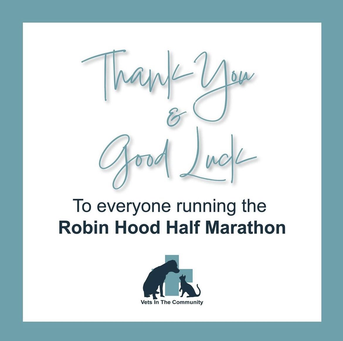 Today is the day! 🏃‍♂️🏃‍♀️
Good luck to everyone running the Robin Hood half marathon today, you’ll smash it! 
Any contributions you can offer to support the amazing students running for ViC would be greatly appreciated through the JustGiving link! 
justgiving.com/page/vets-in-t…