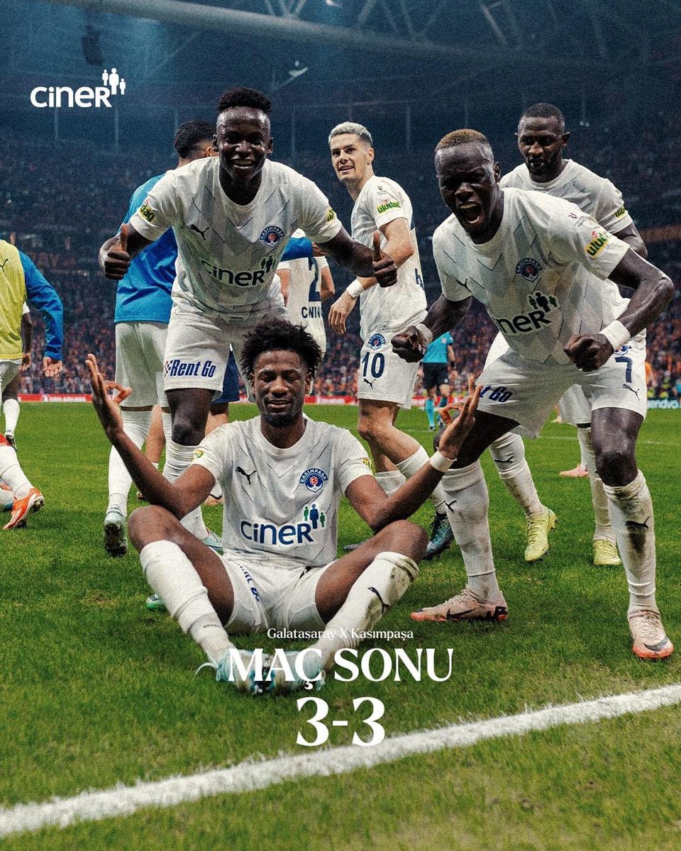We never gave up! Great team spirit <a href="/kasimpasa/">Kasımpaşa</a>!! 💪🏼🫡 #GodIsGREAT 🙏🏾

#NO20 #SemtAşkı💙🤍 #Kasımpaşa⚪️🔵