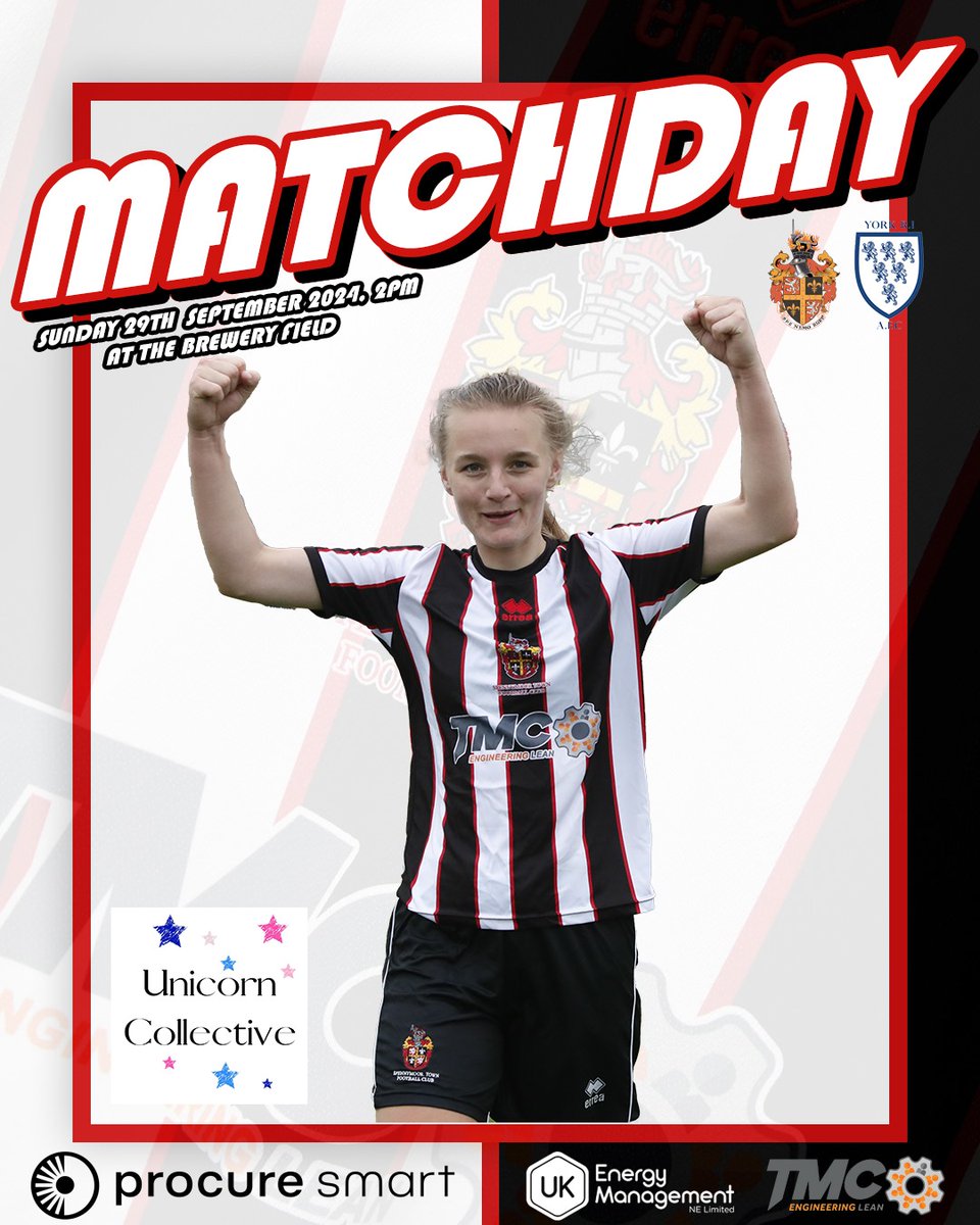 Spennymoor Town Ladies (@moorsladies) on Twitter photo ๐๐ง'๐ฆ ๐ ๐๐ง๐๐๐๐๐ฌ...
We return our attention to the league this afternoon.
๐ York R.I.
๐ The Brewery Field
๐๏ธ Sunday 22nd September
โฝ Kick Off 2pm
๐๏ธ ยฃ3 Admission (U12s Free)
๐๐บ Food Kiosk and Bar open
๐ท Half time draw
๐ผ๏ธ Free posters
#moors ๐๐ง'๐ฆ ๐ ๐๐ง๐๐๐๐๐ฌ...
We return our attention to the league this afternoon.
๐ York R.I.
๐ The Brewery Field
๐๏ธ Sunday 22nd September
โฝ Kick Off 2pm
๐๏ธ ยฃ3 Admission (U12s Free)
๐๐บ Food Kiosk and Bar open
๐ท Half time draw
๐ผ๏ธ Free posters
#moors