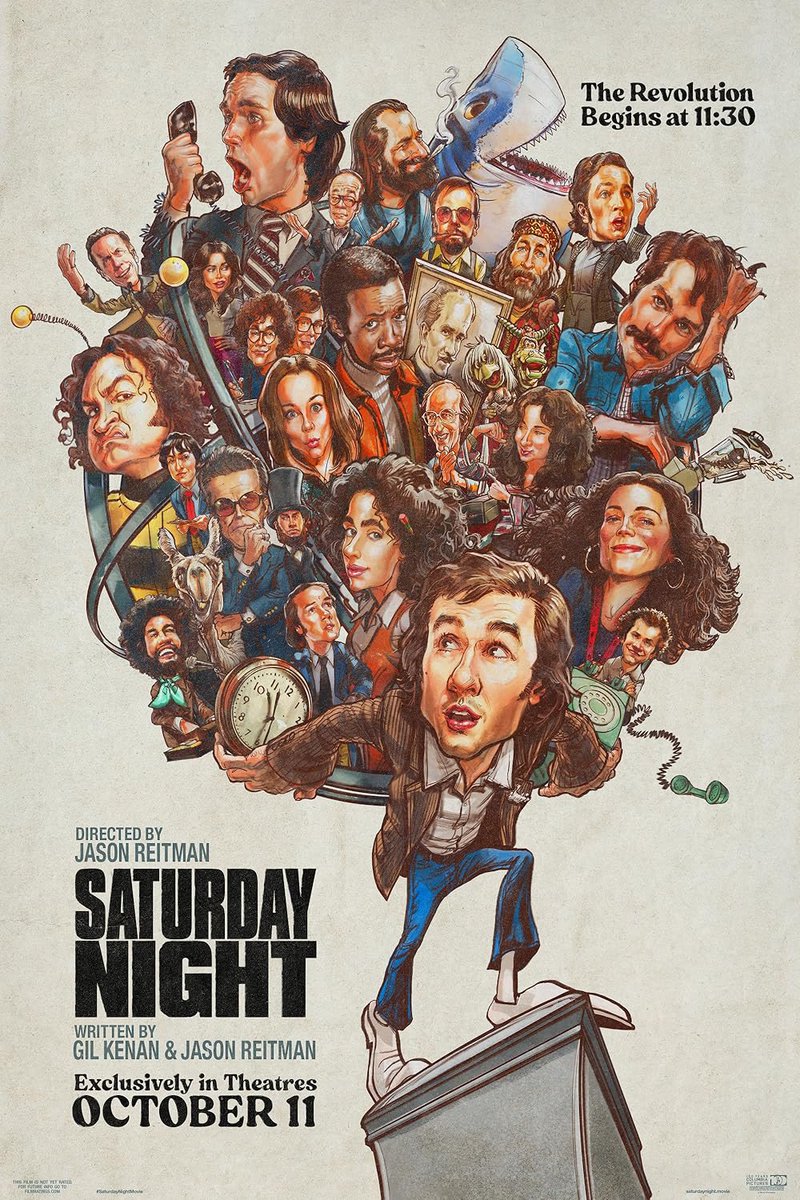 MikeAransky's tweet image. Saturday Night directed by @JasonReitman is my favorite film of 2024. As someone who’s obsessed with the mythology of SNL , it absolutely works. The pacing is great, the performances are spot on and the dramatic/comedic bits hit when needed.