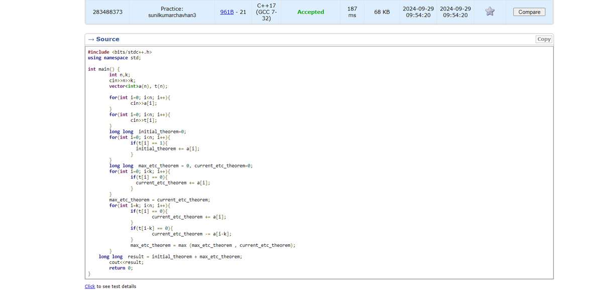 FrostbytHitsuG's tweet image. my 🧠 === 🥲🥲🥲
p=lecture sleep
#codeforces     #DSA    #twopointer    #cplusplus