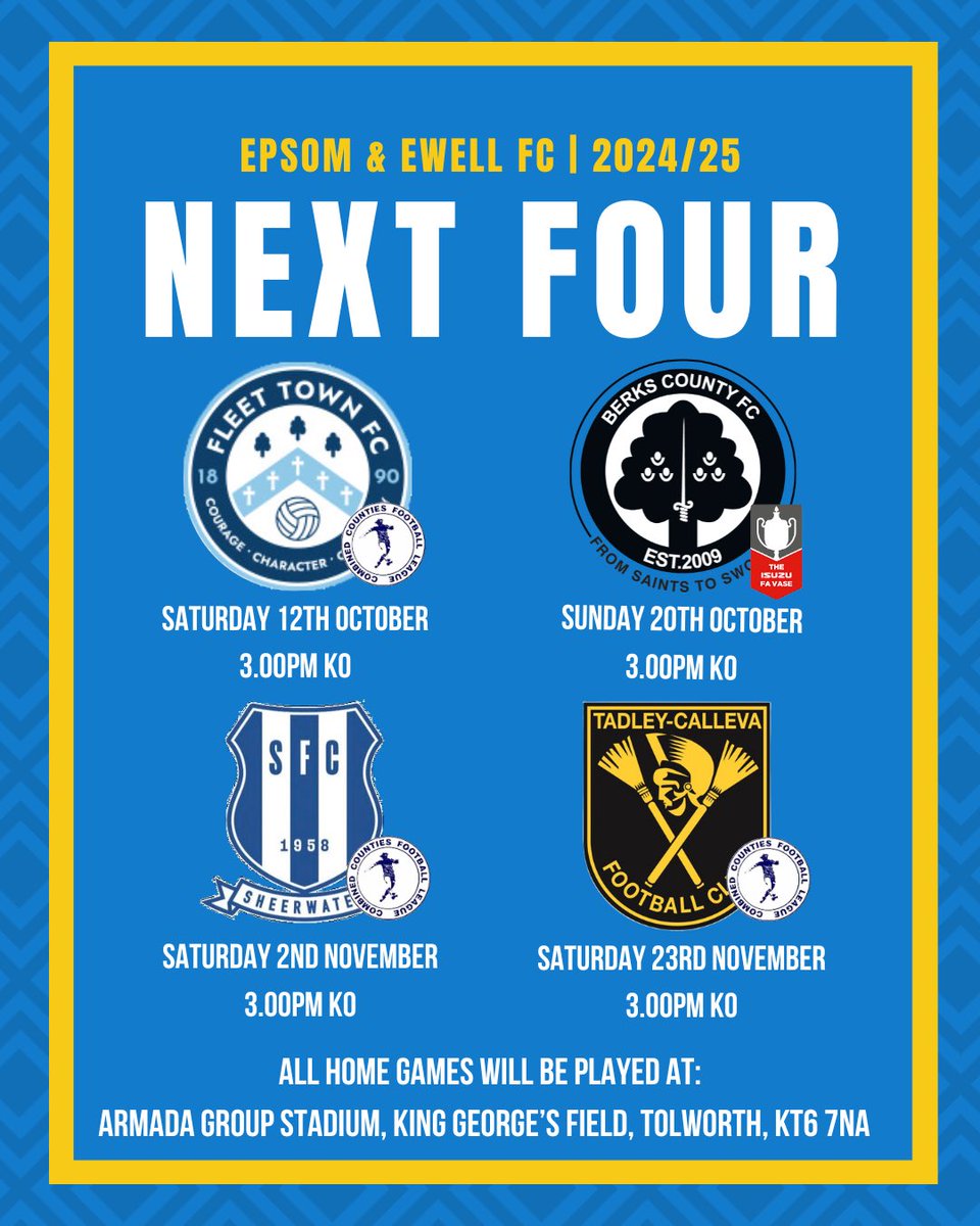 Epsom & Ewell Football Club tweet media