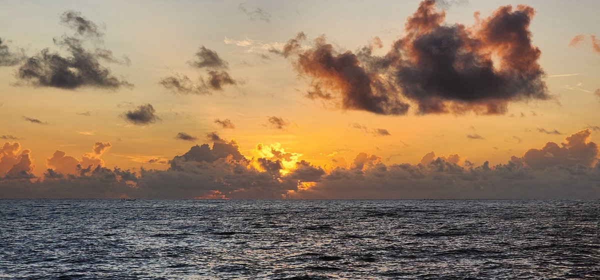 Today's Sunrise from early morning Cruise at Pondicherry