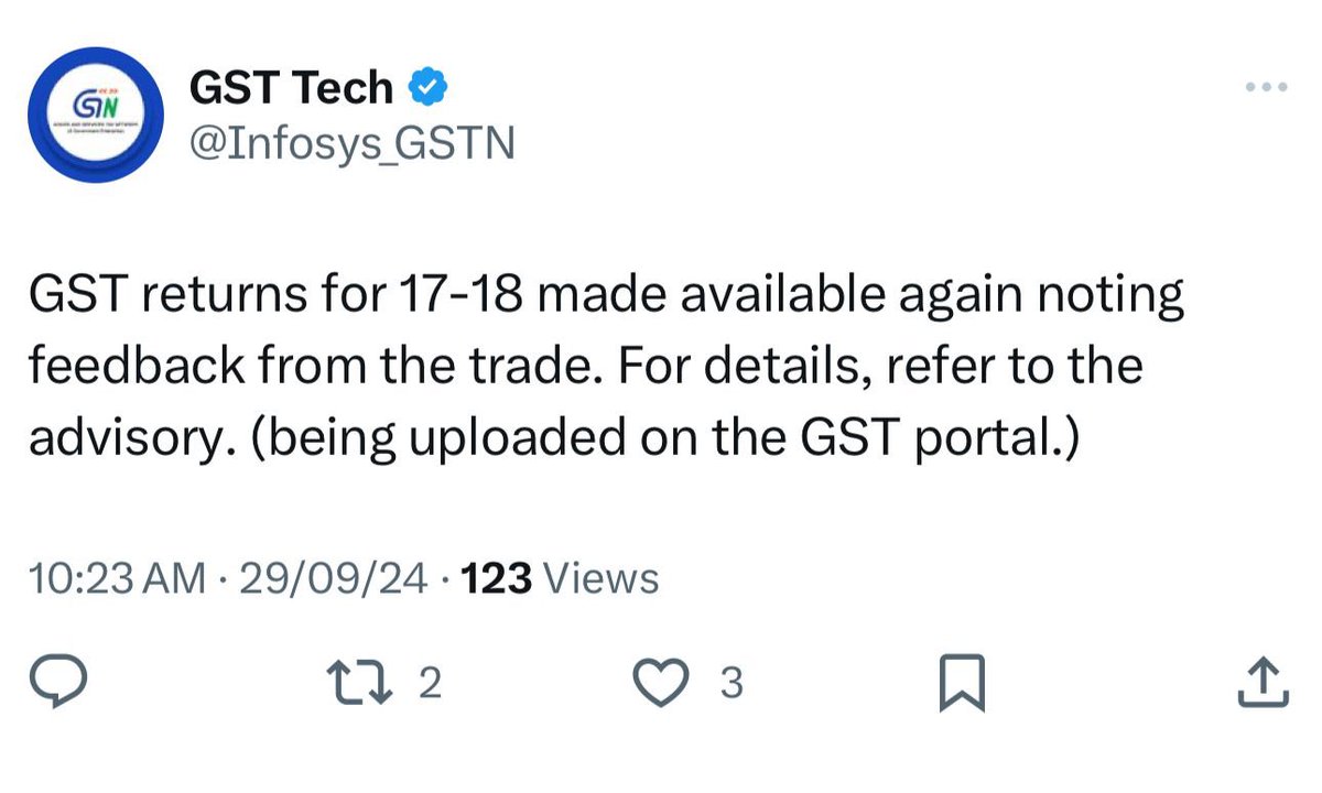 rambajajgst's tweet image. Retweet, if Agree

इनको GSTN वालो ख़ुद अपना मजाक बनाने का शोक है, पहले उल्टे काम करते है फिर मुंह छुपाते फिरते है 

ये डिलीट डेटा नहीं, अपनी इज्जत (अगर बची है तो) कर रहे है 

मजाक बना दिया है देश के पूरे GST Law का 

हर दिन कुछ ना कुछ तमासा करते है, बिना CBIC GST Council से पूछे,…