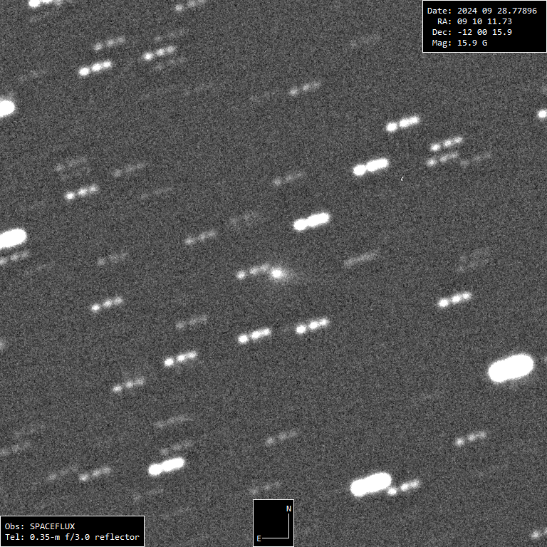 Ernesto Guido (@comets77) on Twitter photo Our follow-up image of PCCP A11bP7I (possible KREUTZ comet! likely perihelion end of October) obtained through a 0.35-m telescope of <a href="/spacefluxHQ/">spacefluxHQ</a> network (Australia).
Stack of 15 x 30-sec exposures.
OBS E. Guido, M. Rocchetto, A. Valvasori
#Kreutz #comets #astronomy #A11bP7I Our follow-up image of PCCP A11bP7I (possible KREUTZ comet! likely perihelion end of October) obtained through a 0.35-m telescope of <a href="/spacefluxHQ/">spacefluxHQ</a> network (Australia).
Stack of 15 x 30-sec exposures.
OBS E. Guido, M. Rocchetto, A. Valvasori
#Kreutz #comets #astronomy #A11bP7I