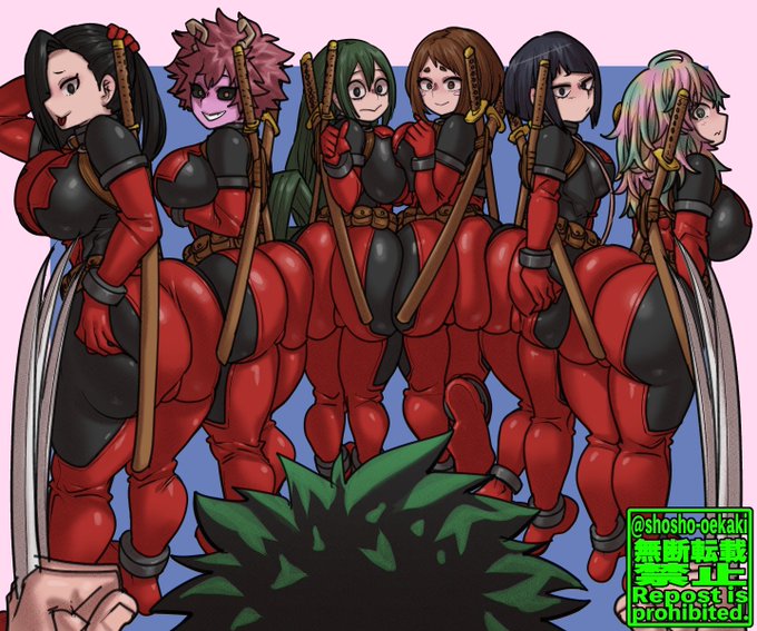 レディプールガールズとデク😊 