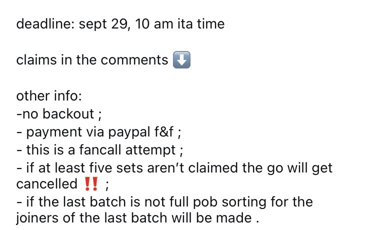 hevronstairs's tweet photo. hi guys! i am hosting a go, pob preview in pics
AM HELPING A FRIEND TO WIN THEIR 1st FANCALL!
info in pics, if interested my ig is tetebear.trades ๐
please rt ๐๐ป
eu trades and ww friendly
#P1Harmony #P1H #P1ECE #sad_song #SADSONG3RDWIN https://t.co/aXYlcSgpSw
