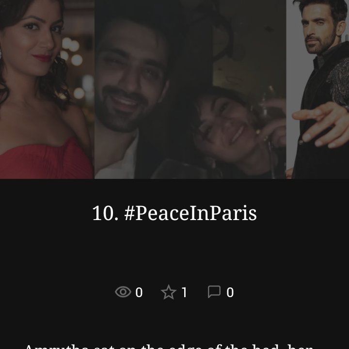 navi_na96's tweet photo. The next chapter #peaceinparis has been published.
Please do check in guys and share your views...!!!
https://t.co/XVTtxoWULR #KaiseMujheTumMilGaye https://t.co/U9XoMK20TC