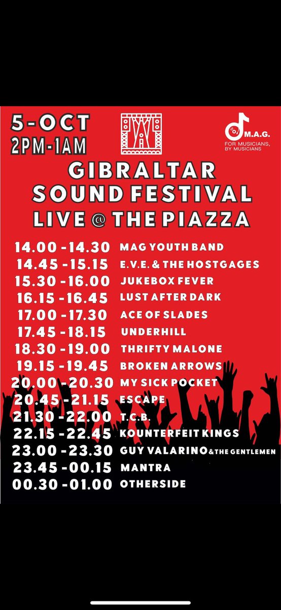 Here it is, the GSF24 LINE UP PROGRAM 🤘🤘🤘