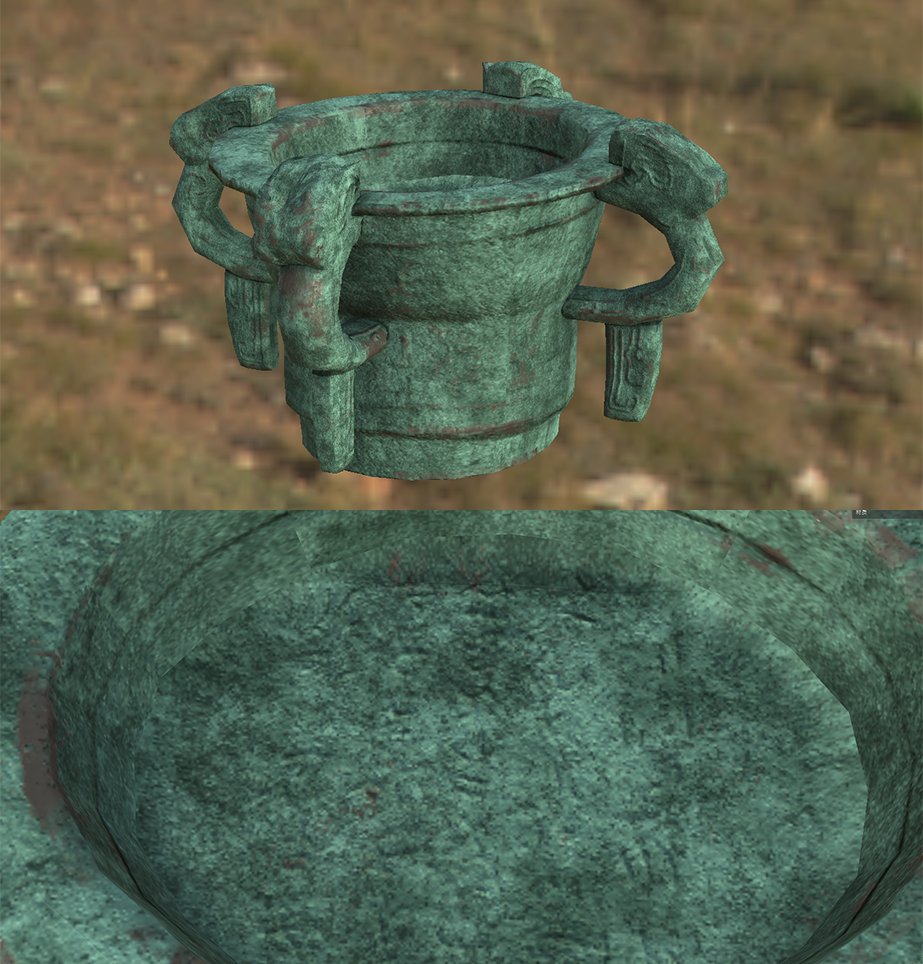 ankokuyamigetsu's tweet photo. oh sorry those pictures that I sended are too blur! I actually used Photoshop to mix them together. I have already modified these pictures and resolutions is ordinary to preview now. #3DCG #Zbrush #3Dartworks #Pot #3Dtechniques #Adobe #AutodeskMaya #photoshop https://t.co/vLdoww0LBf