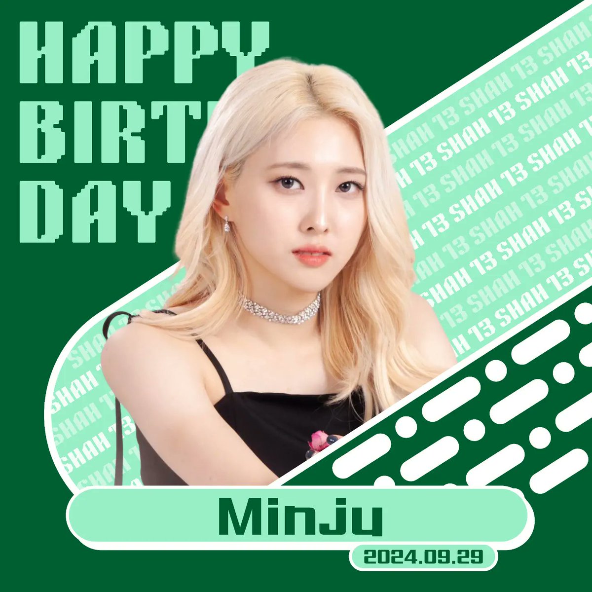 shah_13_'s tweet photo. [🥳] Happy Birthday to... 

> Euna | Bunny.T
#HappyEunaDay 
#BunnyT #Euna

> Hong Ja | Soloist
#HappyHongJaDay #HongJa

>  Lee Minju | KELT9b
#HappyMinjuDay
#DMZA #Minju

> Park Soyeon | ex-AZER
#Happy_Soyeon_Day #Soyeon https://t.co/8UAW6pQsq9
