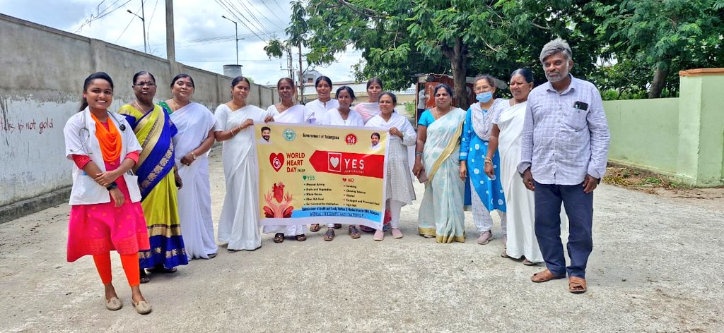 GabbetaHwc's tweet image. World Heart 🫀Day @A_ArogyaMandir @CHFW_NHMTG @MoHFW_INDIA @TelanganaCMO @TelanganaHealth