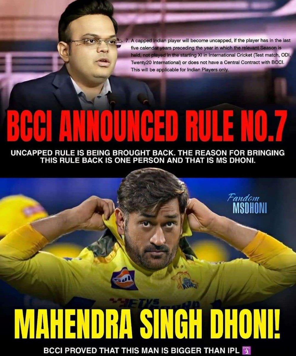 Vijay7291Vijay's tweet photo. You Know Who The Rule # 7 is For...!!
HAIL THE KING...!! 🔥💥🔥💥🔥💥🔥
#MSDForever
#MSDhoni𓃵 https://t.co/Lj8ldjAKFo