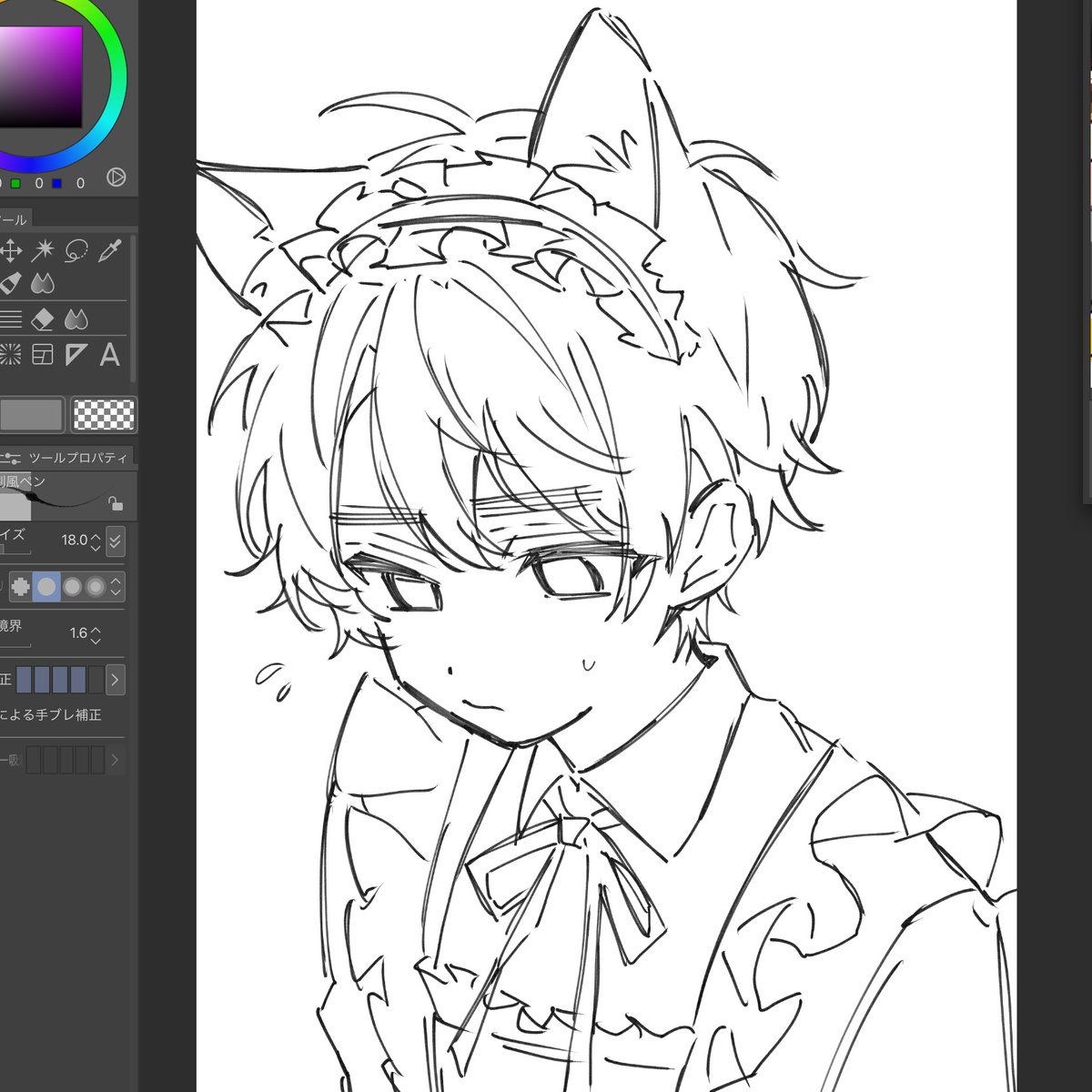 umaumanann's tweet image. 猫耳メイド、だいすき